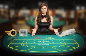 Placing your bet on the table Bet placement interface on No Commission Baccarat